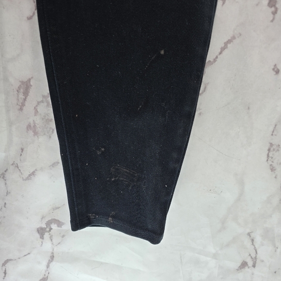 Spanx Leggings Womens XL Black Jeanish  Ankle Pants Crop High Rise Jeggings - Picture 4 of 12